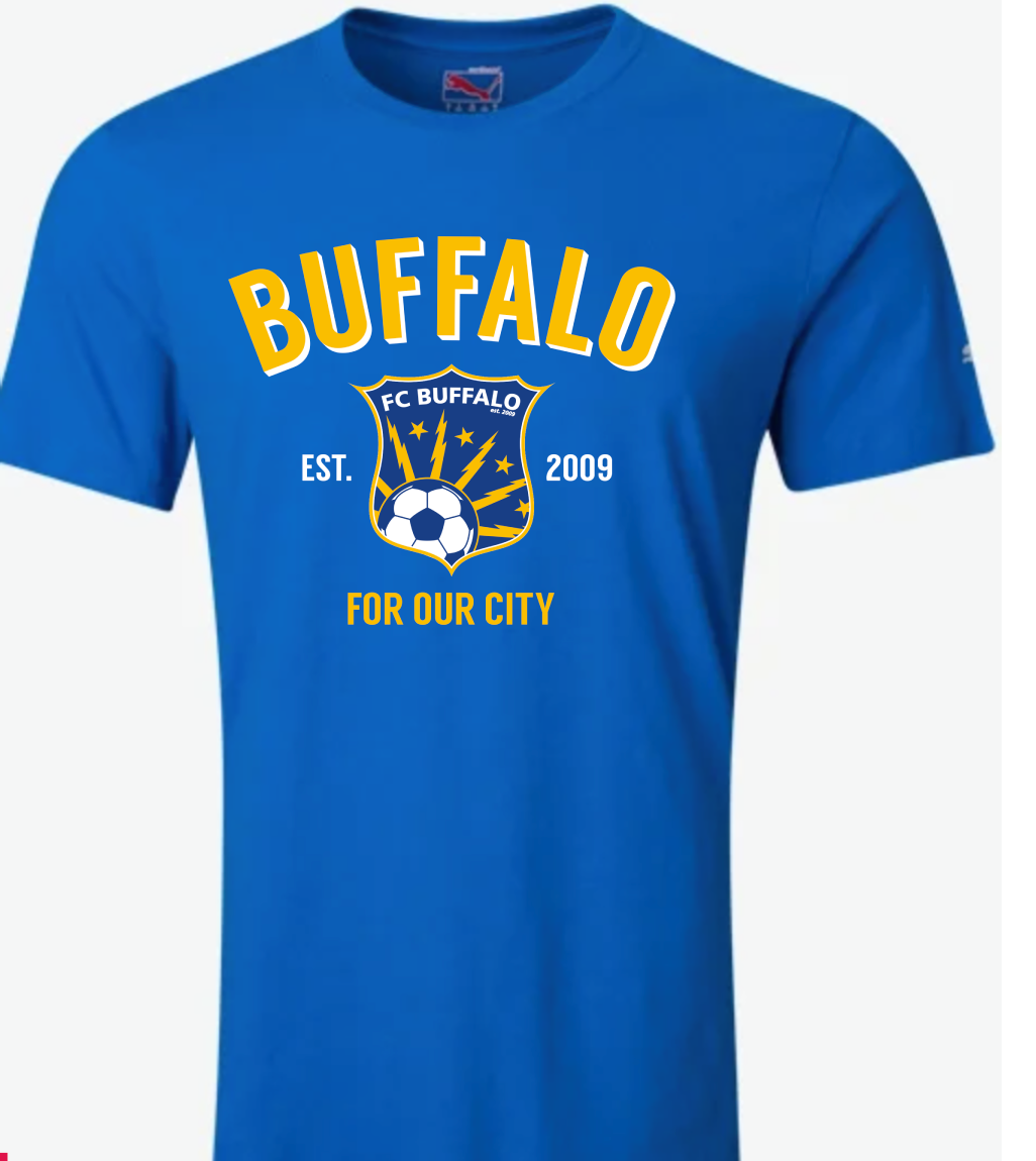 FC Buffalo 2024 - "Established 2009" tees and hoodies