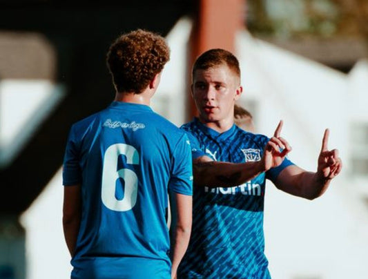 FC Buffalo men's 2023-24 blue home game-issued jersey